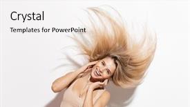  Presentation with happy music lovers - Slides with white wall background listening music background and a white colored foreground