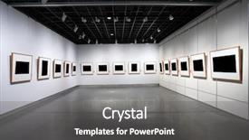  Presentation with art exhibition - Cool new theme with white wall in art backdrop and a gray colored foreground