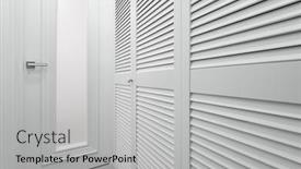  Presentation with closet - Amazing presentation theme having white-wardobe-room-with-closet backdrop and a light gray colored foreground