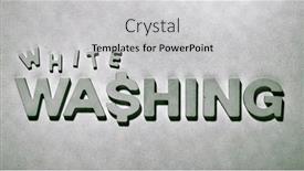  Presentation with money laundering - Presentation theme with white-washing-sentence-by-moulded background and a light gray colored foreground