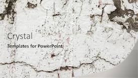  Presentation with wall paint - Slide set enhanced with white-weathered-wall-with-peeling background and a light gray colored foreground