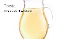  Presentation with grape - Cool new presentation design with white-wine-or-grape-oil backdrop and a white colored foreground