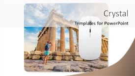  Presentation with wireless - Slides enhanced with white-wireless-computer-mouse background and a white colored foreground