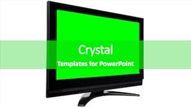  Presentation with green screen - Amazing presentation design having white with chroma green backdrop and a shamrock green colored foreground