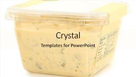  Presentation with potato - Presentation design featuring white with clipping path background and a  colored foreground