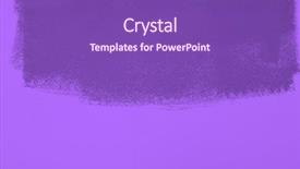  Presentation with duo - Slide deck with white with copy space duo background and a violet colored foreground