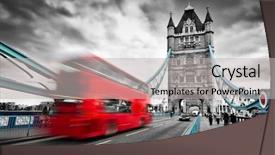 Presentation with red white blue - Audience pleasing slide set consisting of white with red and blue backdrop and a light gray colored foreground