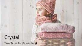  Presentation with baby fashion - Amazing theme having white wooden background fashion backdrop and a soft green colored foreground