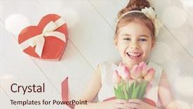  Presentation with wedding white - PPT theme featuring white wooden floor wedding background and a lemonade colored foreground