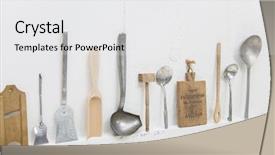  Presentation with antique - Colorful slide deck enhanced with white wooden shabby chic backdrop and a white colored foreground