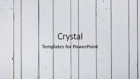  Presentation with poster on white wall above - Theme having white wooden wall from reclaimed background and a light gray colored foreground