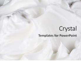 White Yogurt Background PPT template 67 | CrystalGraphics