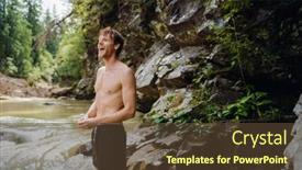  Presentation with nature river - 