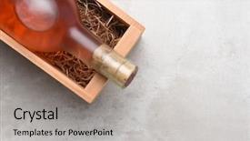  Presentation with rose wood - PPT layouts consisting of white zinfandel blush wine background and a light gray colored foreground