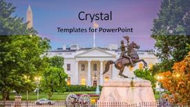  Presentation with white house - PPT layouts featuring whitehouse - washington dc usa white house background and a teal colored foreground