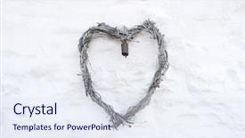  Presentation with country invitation - Audience pleasing presentation theme consisting of whitewash wall background for wedding backdrop and a sky blue colored foreground