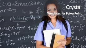  Presentation with nursing education - Audience pleasing PPT theme consisting of who is going to nursing backdrop and a dark gray colored foreground