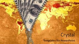  Presentation with earn money for shopping online - PPT theme enhanced with who stands beyond who rules background and a gold colored foreground