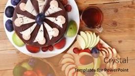  Presentation with tea cake - 
