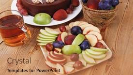  Presentation with tea cake - 