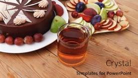  Presentation with tea cake - 