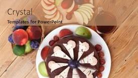  Presentation with cup cake - 