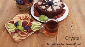  Presentation with cup cake - 