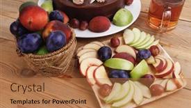  Presentation with tea cake - 