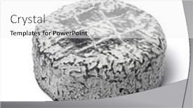  Presentation with white cheese - Presentation theme featuring whole-chevre-anjou-goat-cheese background and a white colored foreground