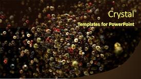 Presentation with gravity - Slide deck having whole-coloured-pepper-spice-flying background and a wine colored foreground
