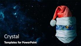  Presentation with earth pollution - Colorful slide set enhanced with whole-earth-is-quarantined backdrop and a black colored foreground