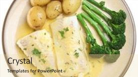  Presentation with herb - Presentation having cute labrador retriver resting background and a gray colored foreground