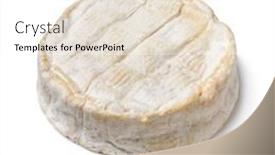  Presentation with camembert - PPT layouts enhanced with whole-french-camembert-cheese-isolated background and a white colored foreground