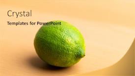  Presentation with lemon - PPT layouts with whole-fresh-green-lemon background and a  colored foreground