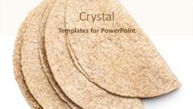  Presentation with tortilla - Slide deck enhanced with whole-grain-tortilla-wraps-isolated background and a  colored foreground