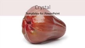  Presentation with apple - Amazing presentation design having semarang - whole single fresh bell apple backdrop and a lemonade colored foreground