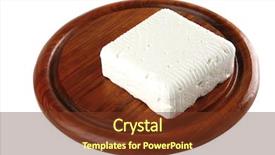  Presentation with white cheese - Amazing theme having whole soft cheese on dishware isolated over white backdrop and a tawny brown colored foreground