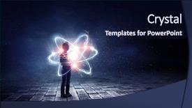  Presentation with hand world hands of jesus - Theme with whole world in hands mixed background and a navy blue colored foreground