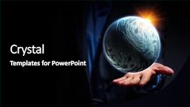  Presentation with world - Beautiful PPT theme featuring whole world in hands mixed backdrop and a  colored foreground