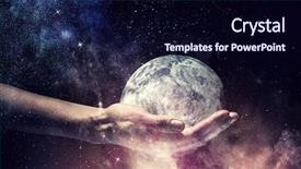  Presentation with hand world hands of jesus - Theme enhanced with whole world in hands mixed background and a wine colored foreground