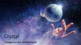  Presentation with hand world hands of jesus - Presentation with whole world in hands mixed background and a  colored foreground