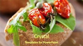  Presentation with rocket - Cool new PPT layouts with wholeness - whole grain rusk with rocket backdrop and a red colored foreground