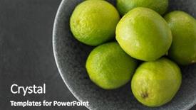  Presentation with healthy eating - Theme consisting of wholeness life - food healthy eating and vegetarian background and a  colored foreground