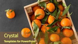  Presentation with healthy eating food photography - Presentation theme consisting of wholeness life - food healthy eating and vegetarian background and a tawny brown colored foreground