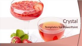  Presentation with gourmet sweet dessert bakery food - Slide set with wholesome - dessert from ripe sweet berries background and a lemonade colored foreground