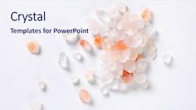  Presentation with tata salt - Amazing PPT theme having wholesome - fingerful of coarse grained salt backdrop and a sky blue colored foreground