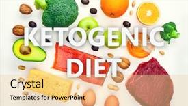  Presentation with ketogenic diet - Amazing PPT theme having wholesome - photo on top of products backdrop and a lemonade colored foreground