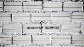  Presentation with white brick wall - Presentation theme having whote - background created with a white background and a light gray colored foreground