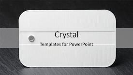  Presentation with dark blue black slate - Cool new slide deck with whote - blank label with twine backdrop and a  colored foreground