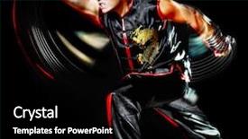  Presentation with black light - Cool new presentation with whushu chinese boxing kung fu backdrop and a black colored foreground